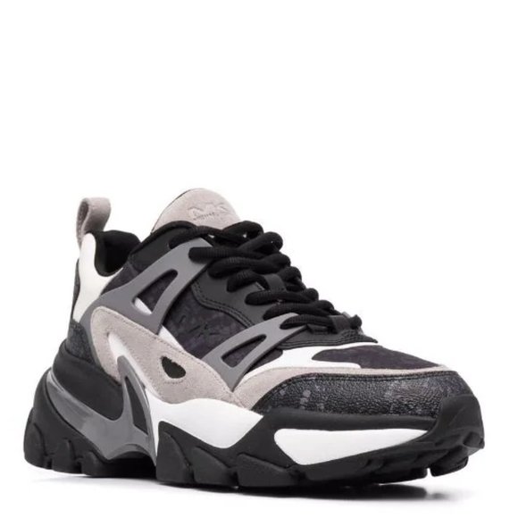 MICHAEL Michael Kors Men's Nick Gabardine Snake Print Sneakers - Picture 3 of 13